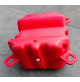 Floating Dock HDPE V-Shape pontoon cube - Red - FD505030-RD - ASM